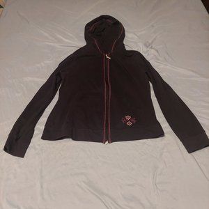Fashion Bug Large Black hoodie with zipper